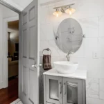 Spacious private bathroom