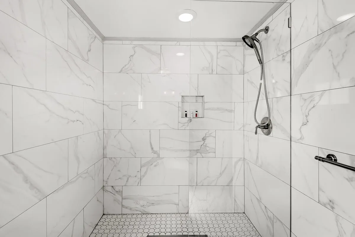 Modern updated bathroom